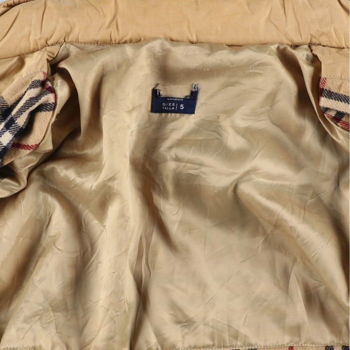 Burberry's BURBERRY LONDON padded jacket puffer jacket men's XXL size cotton Beige type Vintage Second Hand