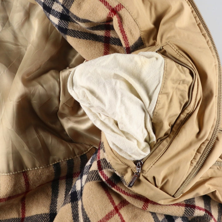 Burberry's BURBERRY LONDON padded jacket puffer jacket men's XXL size cotton Beige type Vintage Second Hand