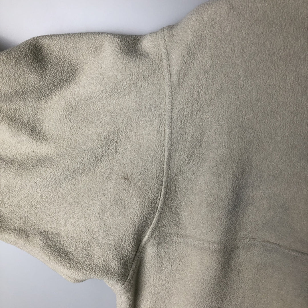 Patagonia Lightweight Synchilla Snap Tee (25580SP17) - Half-Snap Fleece Pullover, Men's Size L polyester Beige type Vintage Second Hand