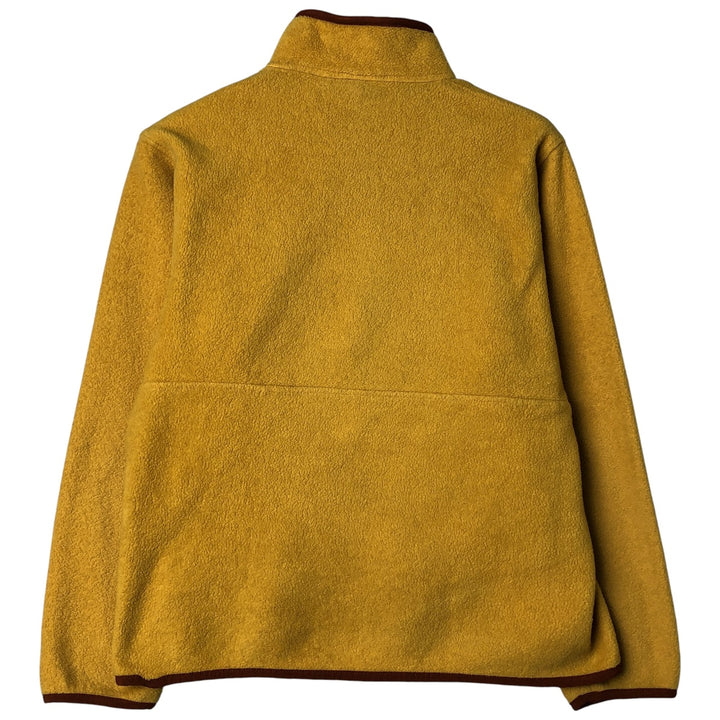 90s-00'S Patagonia Synchilla Half-Zip Fleece Pullover, Men's Size Medium unclear ocher yellow type Vintage Second Hand