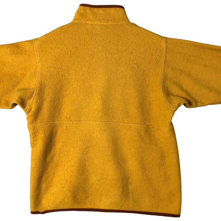 90s-00'S Patagonia Synchilla Half-Zip Fleece Pullover, Men's Size Medium unclear ocher yellow type Vintage Second Hand