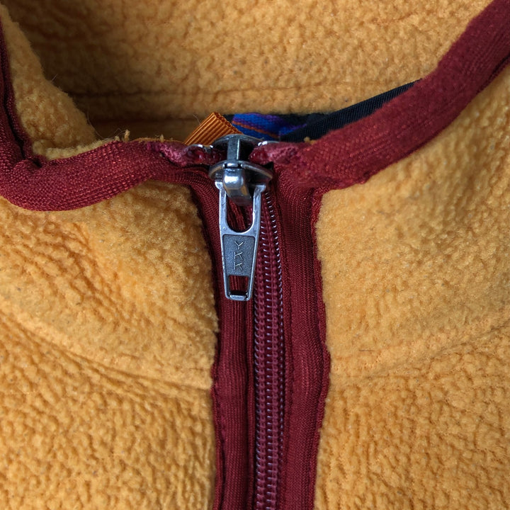 90s-00'S Patagonia Synchilla Half-Zip Fleece Pullover, Men's Size Medium unclear ocher yellow type Vintage Second Hand