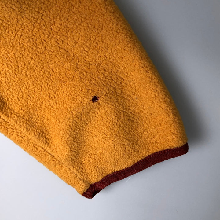 90s-00'S Patagonia Synchilla Half-Zip Fleece Pullover, Men's Size Medium unclear ocher yellow type Vintage Second Hand