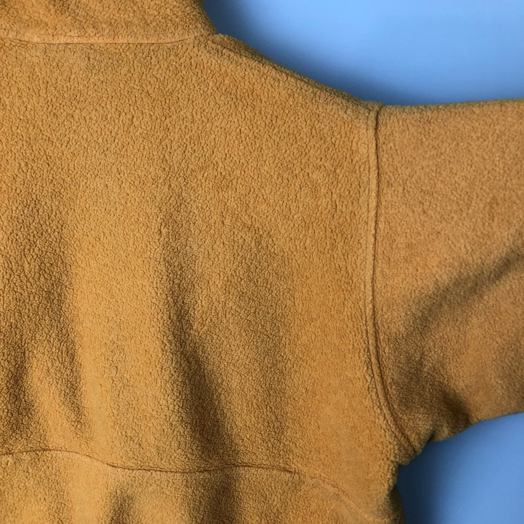 90s-00'S Patagonia Synchilla Half-Zip Fleece Pullover, Men's Size Medium unclear ocher yellow type Vintage Second Hand