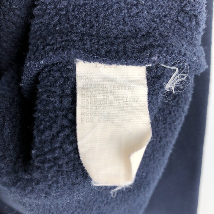 90s-00'S WOOLRICH Snap-on T-shirt, Half Snap, Fleece Pullover, Men's, Size XL polyester navy blue type Vintage Second Hand