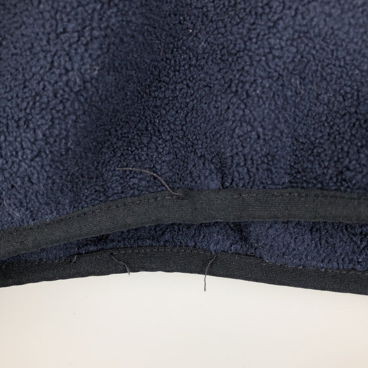 90s-00'S WOOLRICH Snap-on T-shirt, Half Snap, Fleece Pullover, Men's, Size XL polyester navy blue type Vintage Second Hand