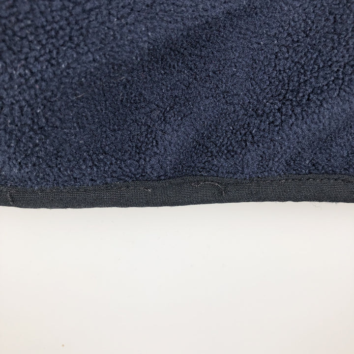 90s-00'S WOOLRICH Snap-on T-shirt, Half Snap, Fleece Pullover, Men's, Size XL polyester navy blue type Vintage Second Hand