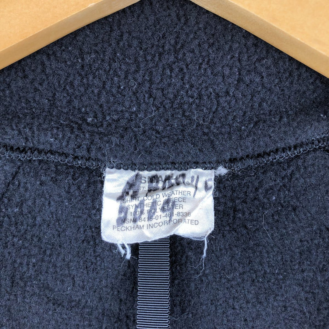 US Army Peckham Military Fleece Jacket, Small, Men's Size S polyester black type Vintage Second Hand