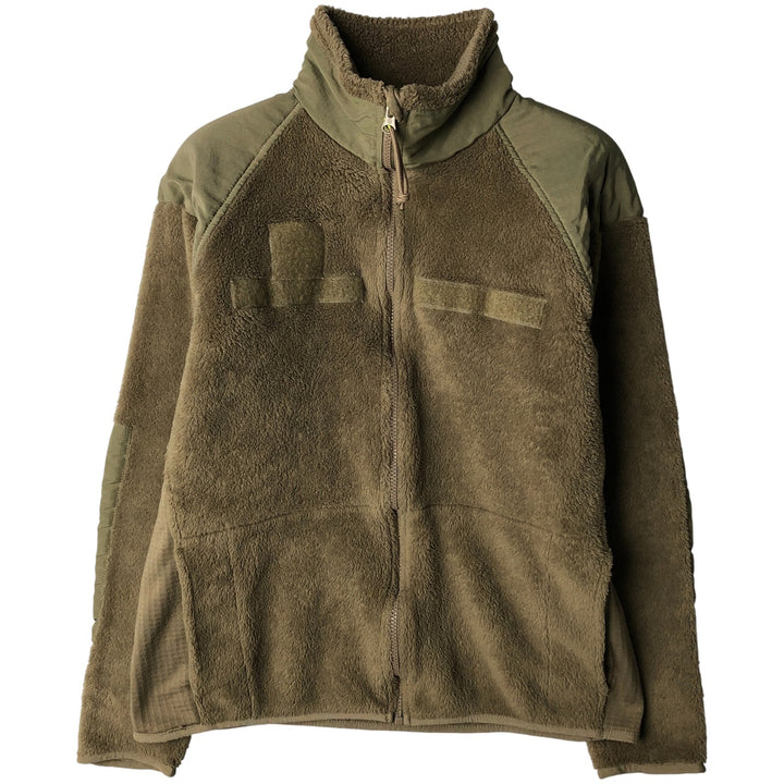 ADS ECWCS GEN3 Military Fleece Jacket, Made in USA, Men's Size L unclear Khaki type Vintage Second Hand