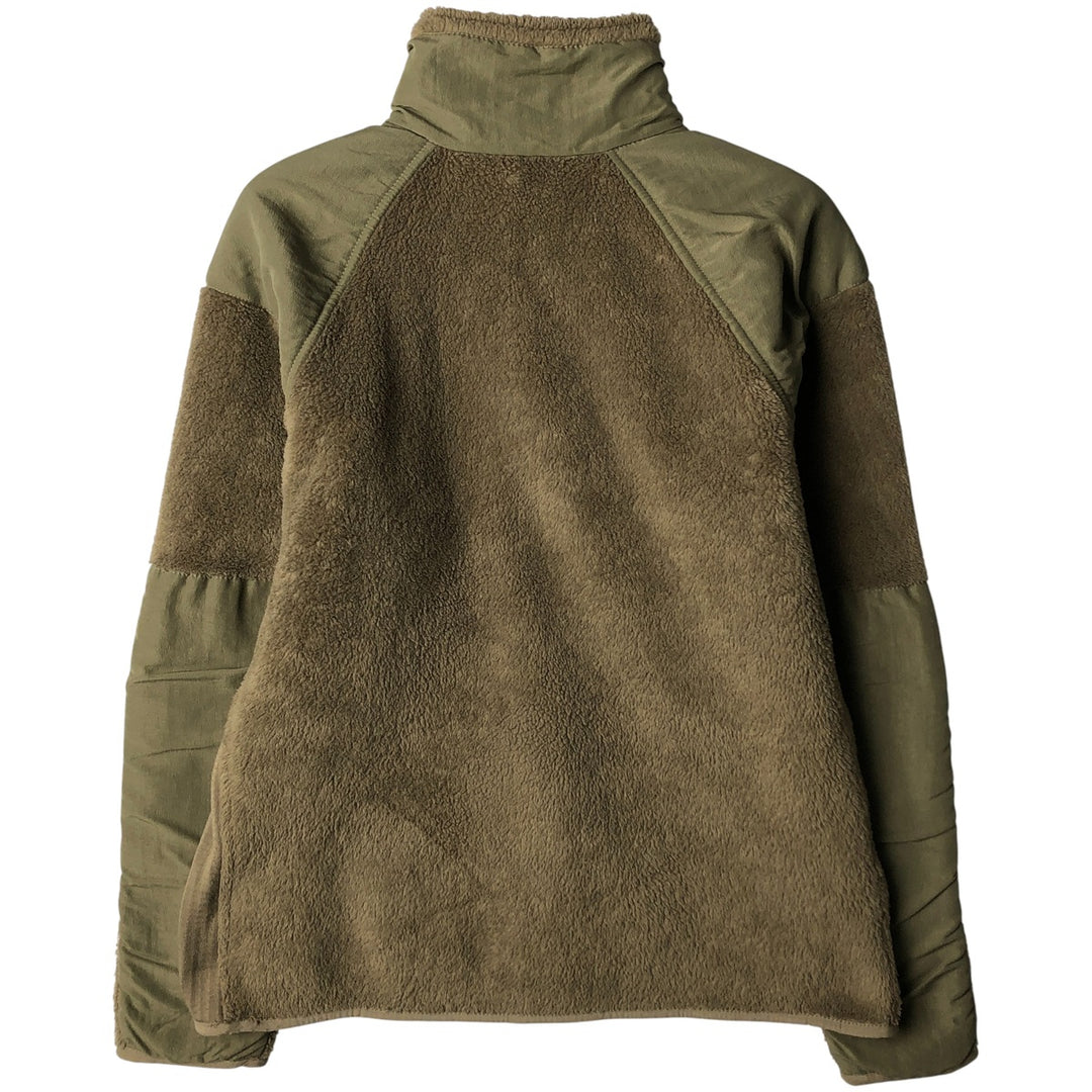 ADS ECWCS GEN3 Military Fleece Jacket, Made in USA, Men's Size L unclear Khaki type Vintage Second Hand
