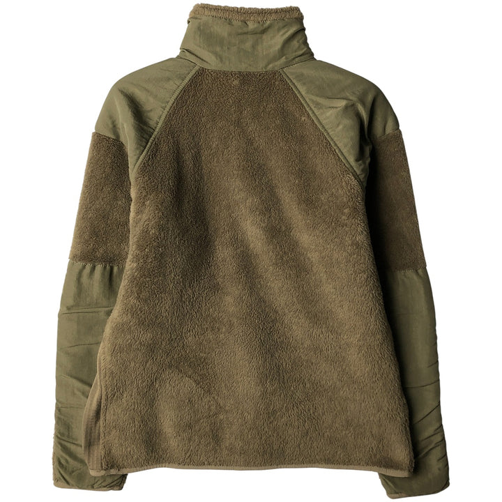 ADS ECWCS GEN3 Military Fleece Jacket, Made in USA, Men's Size L unclear Khaki type Vintage Second Hand