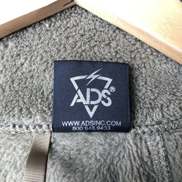 ADS ECWCS GEN3 Military Fleece Jacket, Made in USA, Men's Size L unclear Khaki type Vintage Second Hand