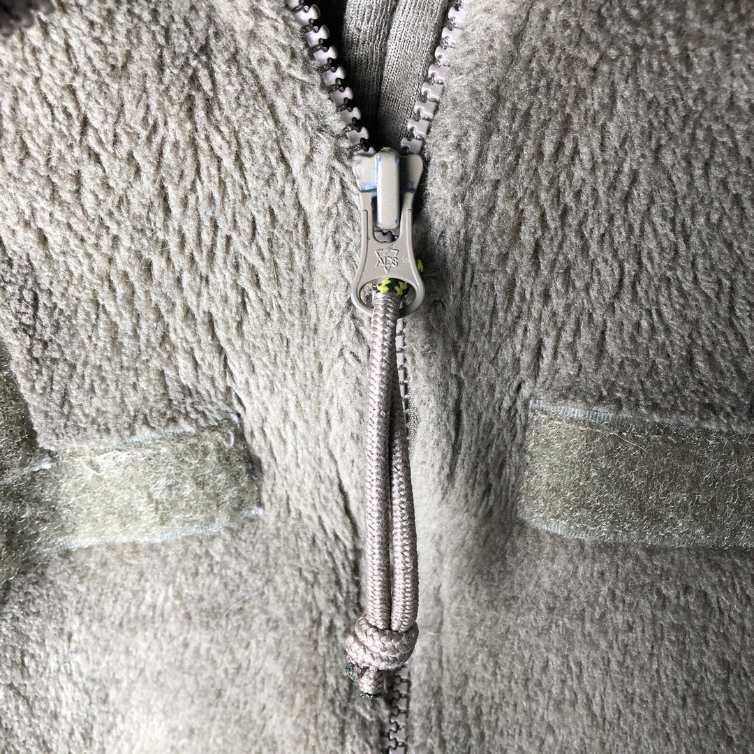 ADS ECWCS GEN3 Military Fleece Jacket, Made in USA, Men's Size L unclear Khaki type Vintage Second Hand