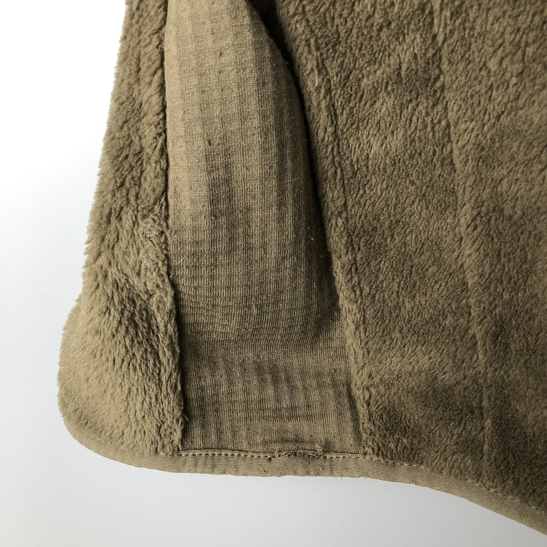 ADS ECWCS GEN3 Military Fleece Jacket, Made in USA, Men's Size L unclear Khaki type Vintage Second Hand