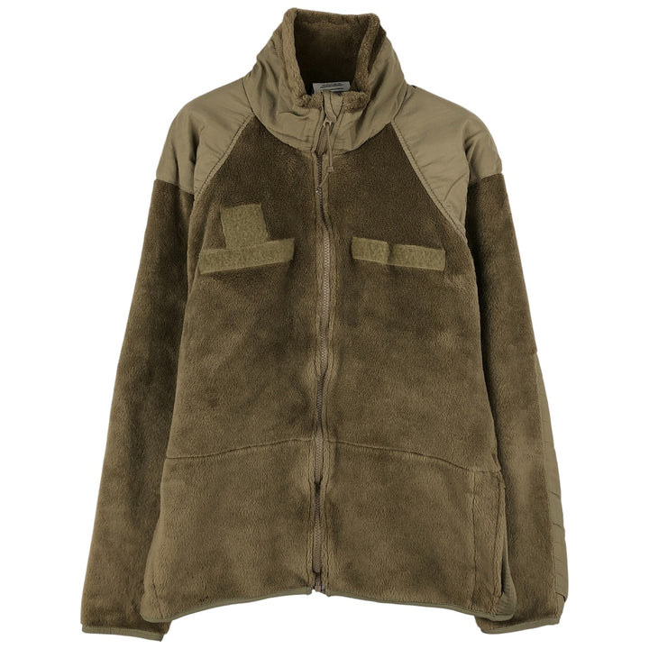 Civilian PROPPER Military Fleece Jacket, Men's Size L polyester Khaki type Vintage Second Hand