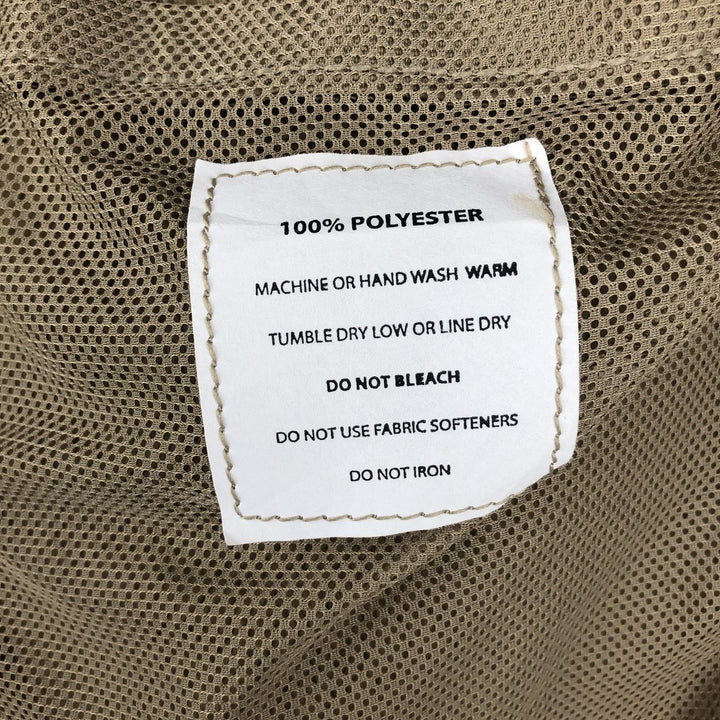 Civilian PROPPER Military Fleece Jacket, Men's Size L polyester Khaki type Vintage Second Hand