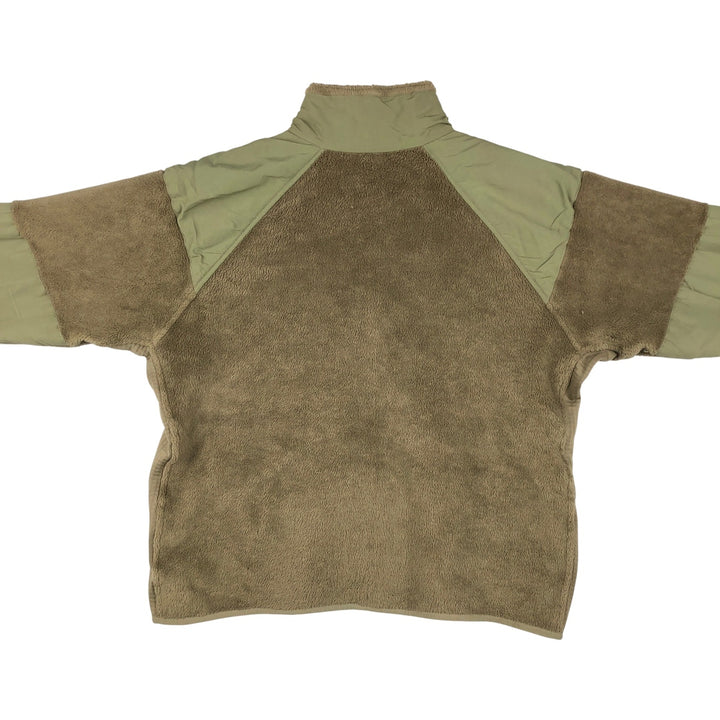 Authentic US military fleece jacket, made in the USA, large-regular, equivalent to men's size L unclear Khaki type Vintage Second Hand