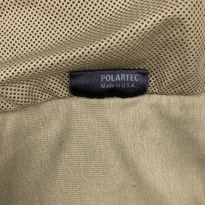 Authentic US military fleece jacket, made in the USA, large-regular, equivalent to men's size L unclear Khaki type Vintage Second Hand