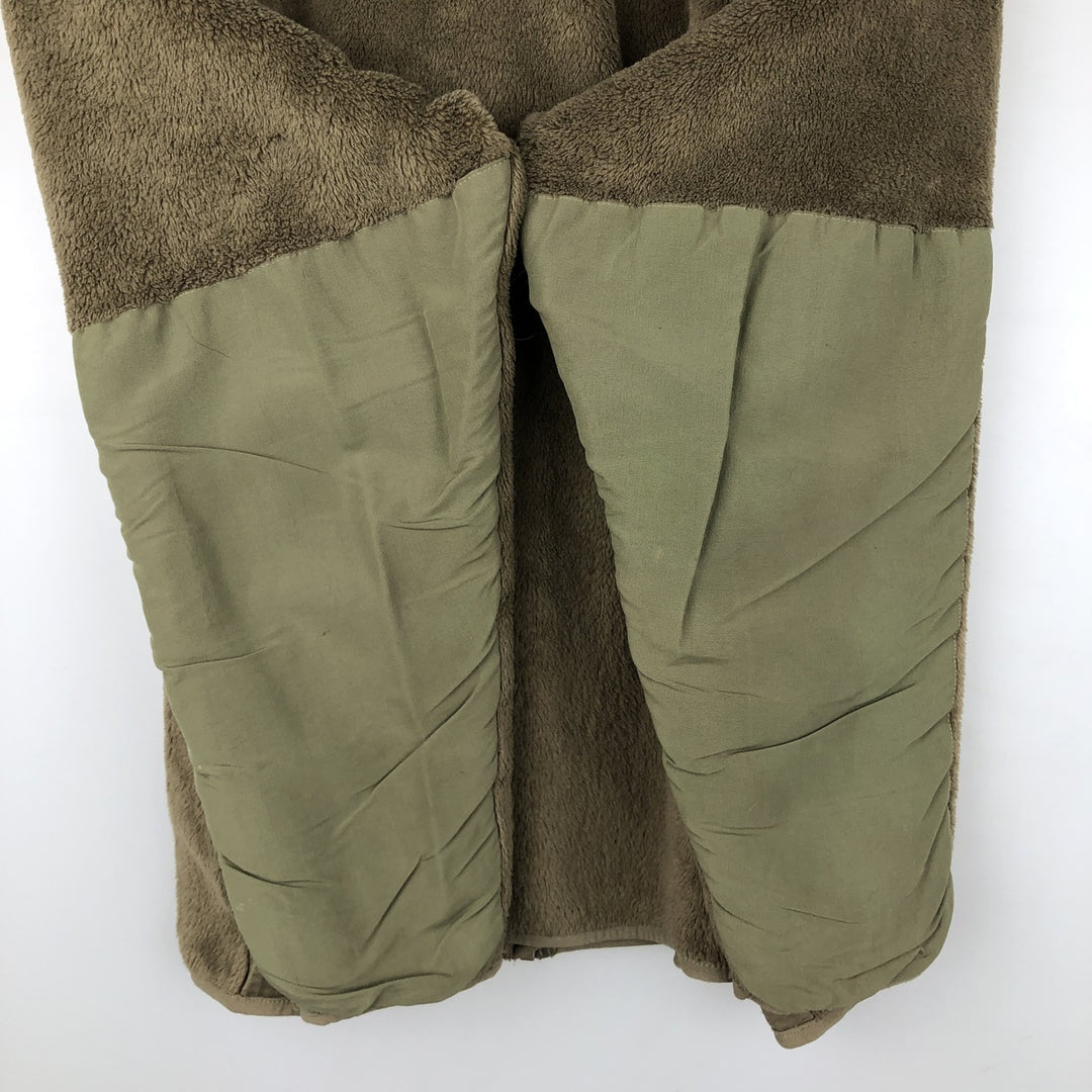 Authentic US military fleece jacket, made in the USA, large-regular, equivalent to men's size L unclear Khaki type Vintage Second Hand