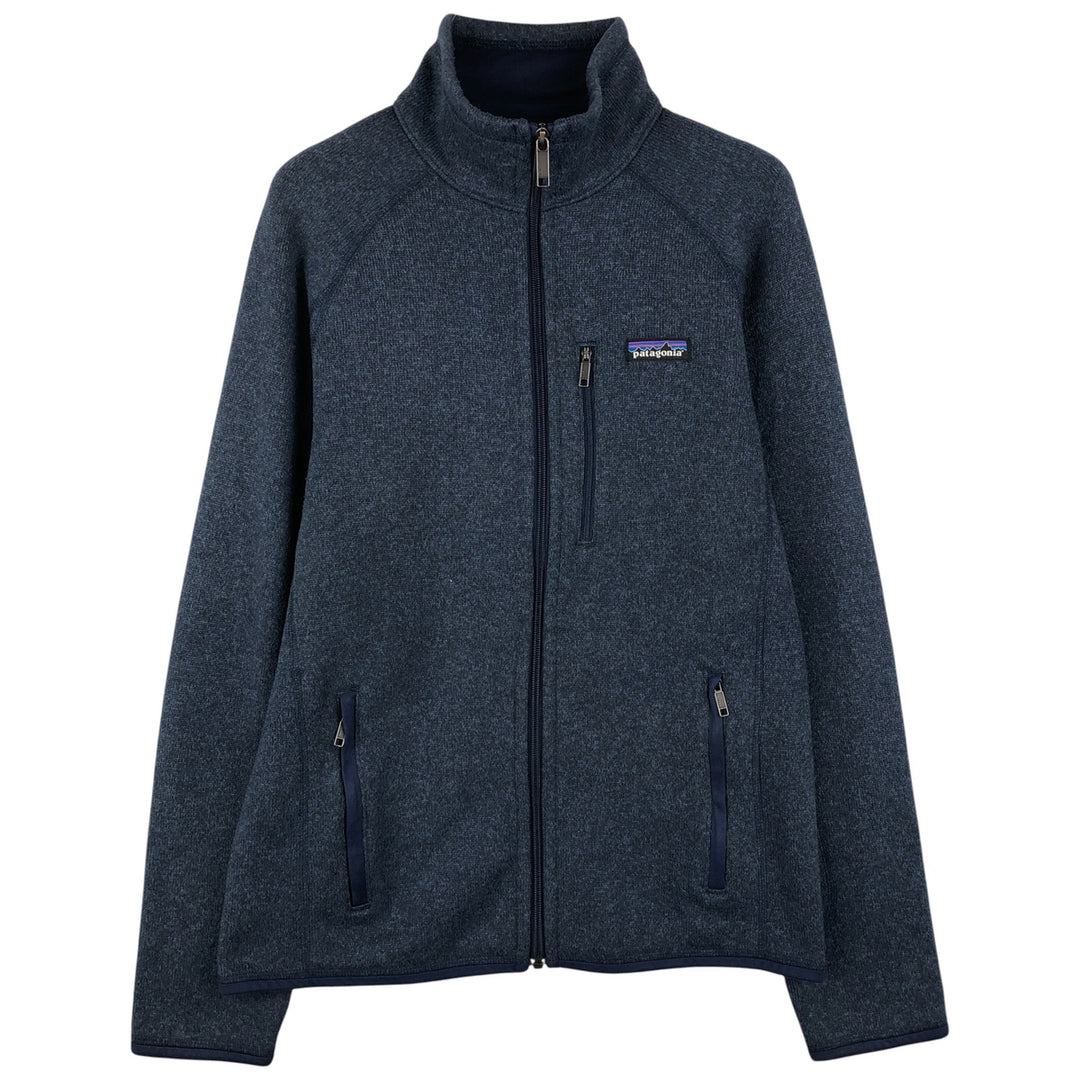 Patagonia Better Sweater Jacket 25527FA18 Fleece Jacket, Men's Size Small polyester navy blue type Vintage Second Hand