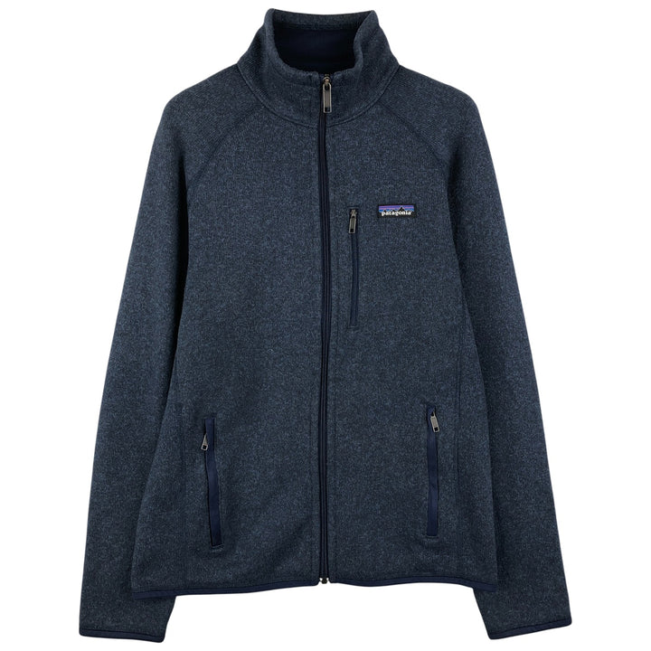 Patagonia Better Sweater Jacket 25527FA18 Fleece Jacket, Men's Size Small polyester navy blue type Vintage Second Hand