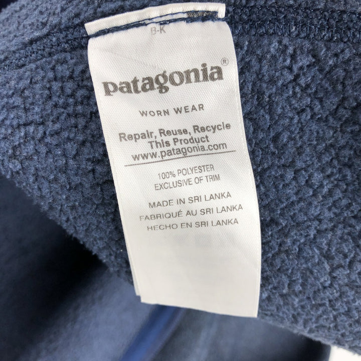 Patagonia Better Sweater Jacket 25527FA18 Fleece Jacket, Men's Size Small polyester navy blue type Vintage Second Hand