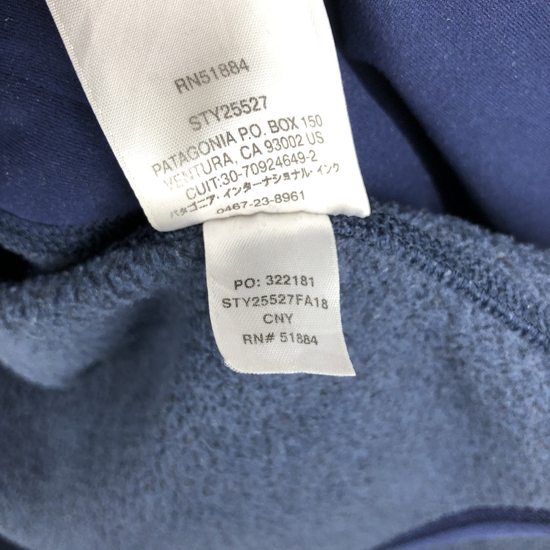 Patagonia Better Sweater Jacket 25527FA18 Fleece Jacket, Men's Size Small polyester navy blue type Vintage Second Hand