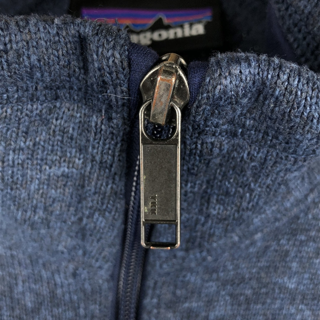 Patagonia Better Sweater Jacket 25527FA18 Fleece Jacket, Men's Size Small polyester navy blue type Vintage Second Hand