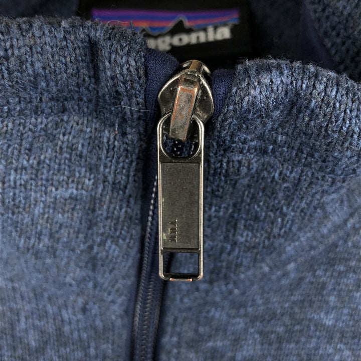 Patagonia Better Sweater Jacket 25527FA18 Fleece Jacket, Men's Size Small polyester navy blue type Vintage Second Hand
