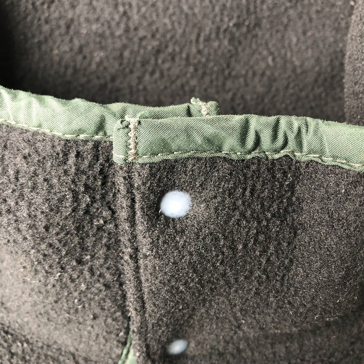 Vintage 90'S Timberland WEATHERGEAR Half-Snap Fleece Pullover, Made in USA, Men's Size L polyester black type Vintage Second Hand