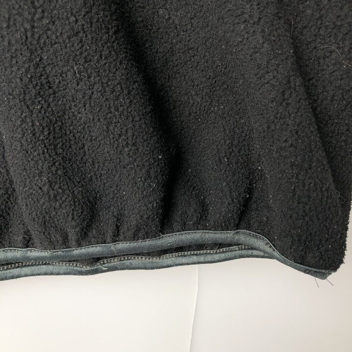 Vintage 90'S Timberland WEATHERGEAR Half-Snap Fleece Pullover, Made in USA, Men's Size L polyester black type Vintage Second Hand
