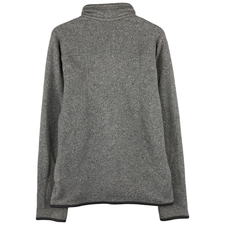 Patagonia Better Sweater Pullover 25521FA13 Half-Zip Fleece Pullover, Men's Size Small polyester gray type Vintage Second Hand