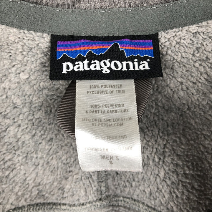 Patagonia Better Sweater Pullover 25521FA13 Half-Zip Fleece Pullover, Men's Size Small polyester gray type Vintage Second Hand