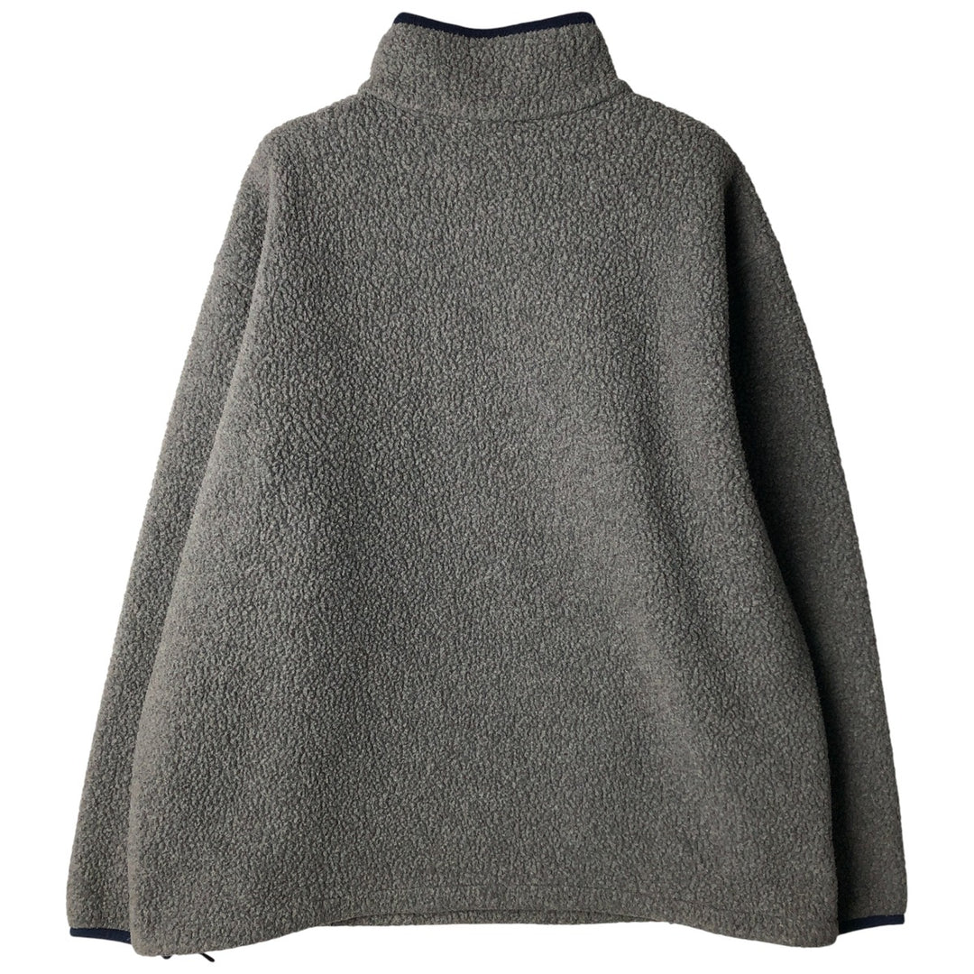 Vintage LLBean Half-Zip Fleece Pullover from the 80s-90s, Men's XL unclear gray type Vintage Second Hand