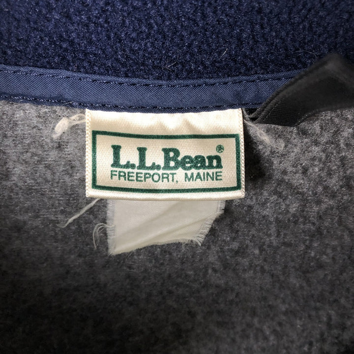 Vintage LLBean Half-Zip Fleece Pullover from the 80s-90s, Men's XL unclear gray type Vintage Second Hand