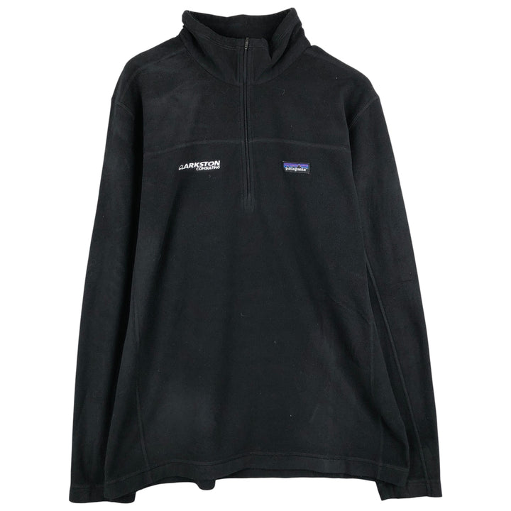 Patagonia Micro-D 26176SP17 Half-Zip Fleece Pullover, Men's XL polyester black type Vintage Second Hand