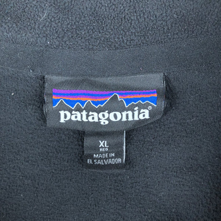 Patagonia Micro-D 26176SP17 Half-Zip Fleece Pullover, Men's XL polyester black type Vintage Second Hand