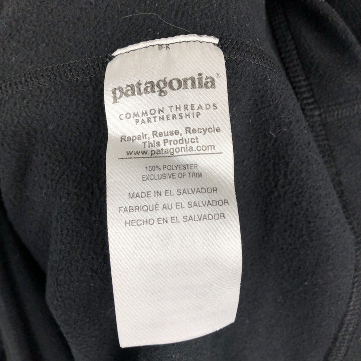 Patagonia Micro-D 26176SP17 Half-Zip Fleece Pullover, Men's XL polyester black type Vintage Second Hand