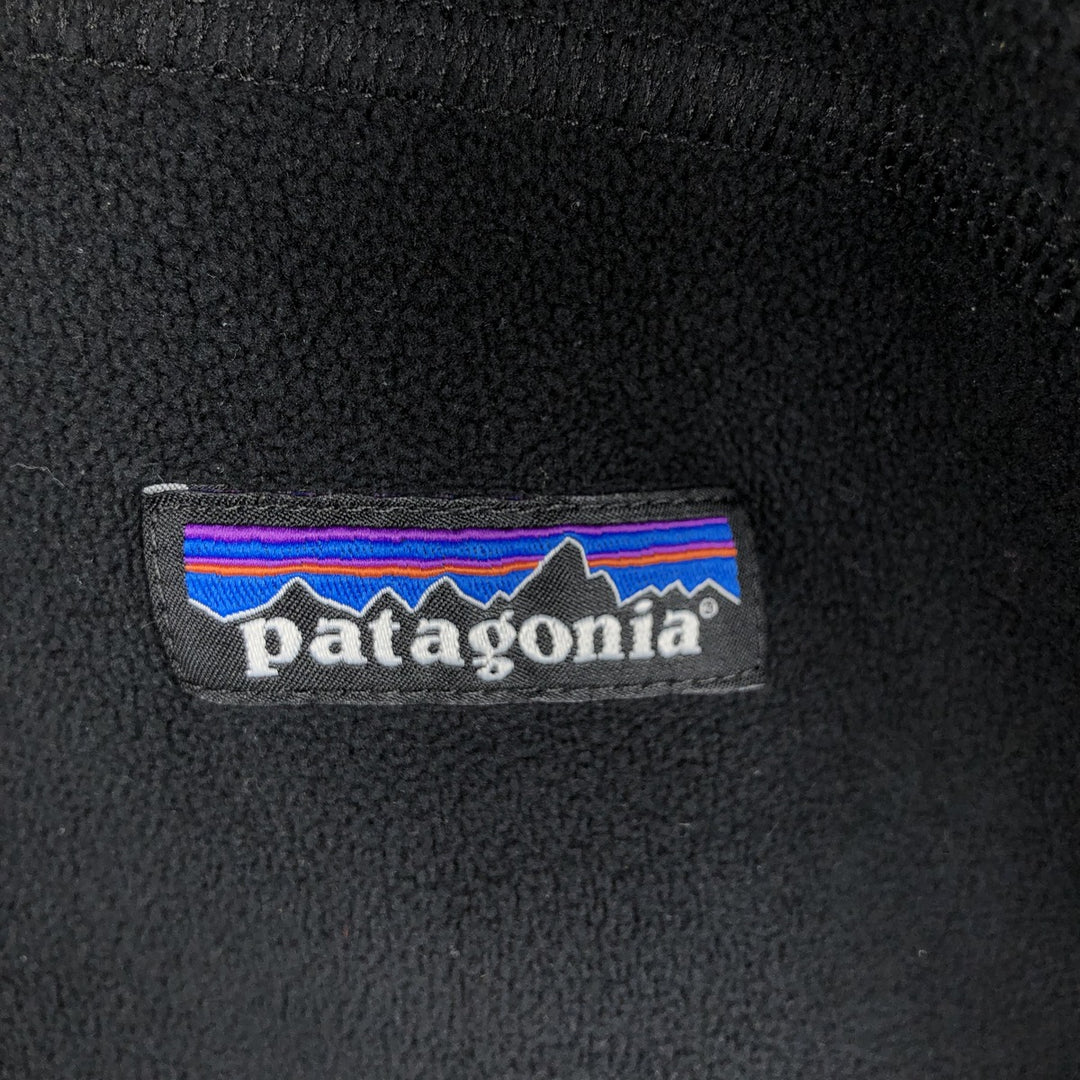 Patagonia Micro-D 26176SP17 Half-Zip Fleece Pullover, Men's XL polyester black type Vintage Second Hand