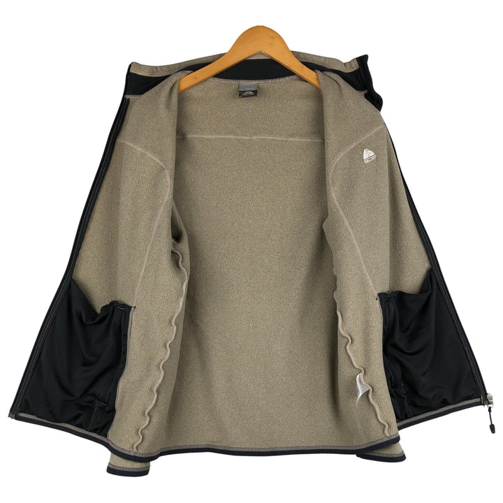 90s-00'S Nike ACG Fleece Jacket, Men's Size L polyester Beige type Vintage Second Hand