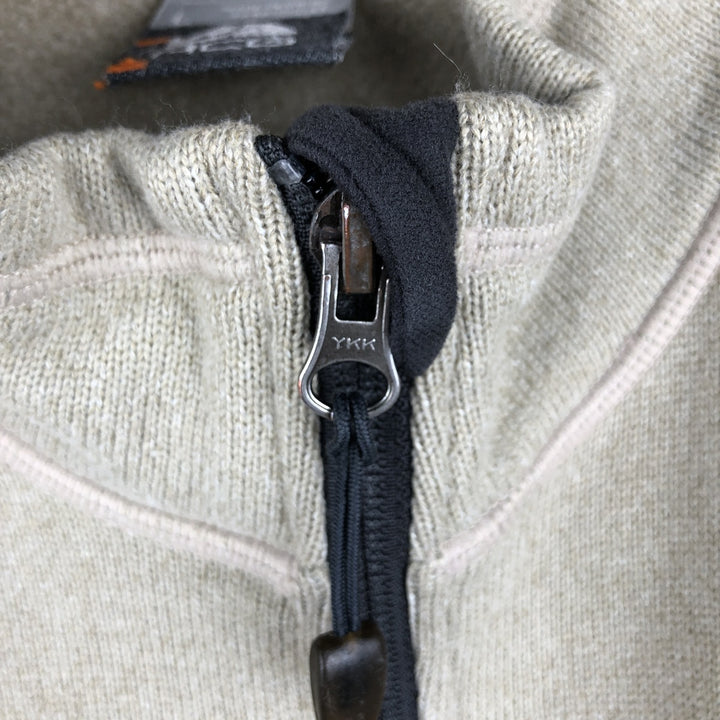 90s-00'S Nike ACG Fleece Jacket, Men's Size L polyester Beige type Vintage Second Hand