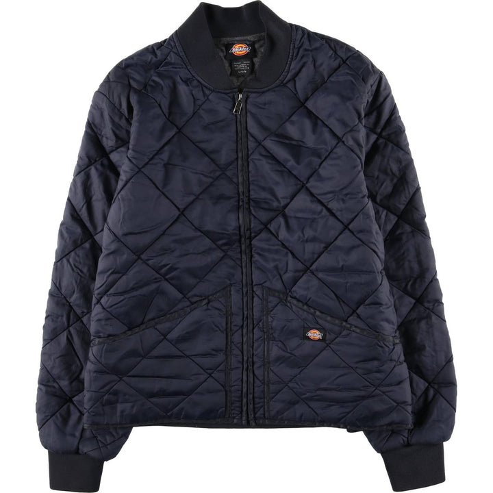 Dickies Quilted Puffer Jacket, Men's Size L unclear navy blue type Vintage Second Hand