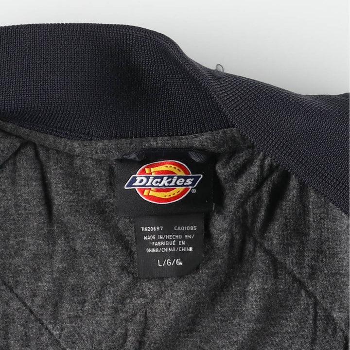 Dickies Quilted Puffer Jacket, Men's Size L unclear navy blue type Vintage Second Hand