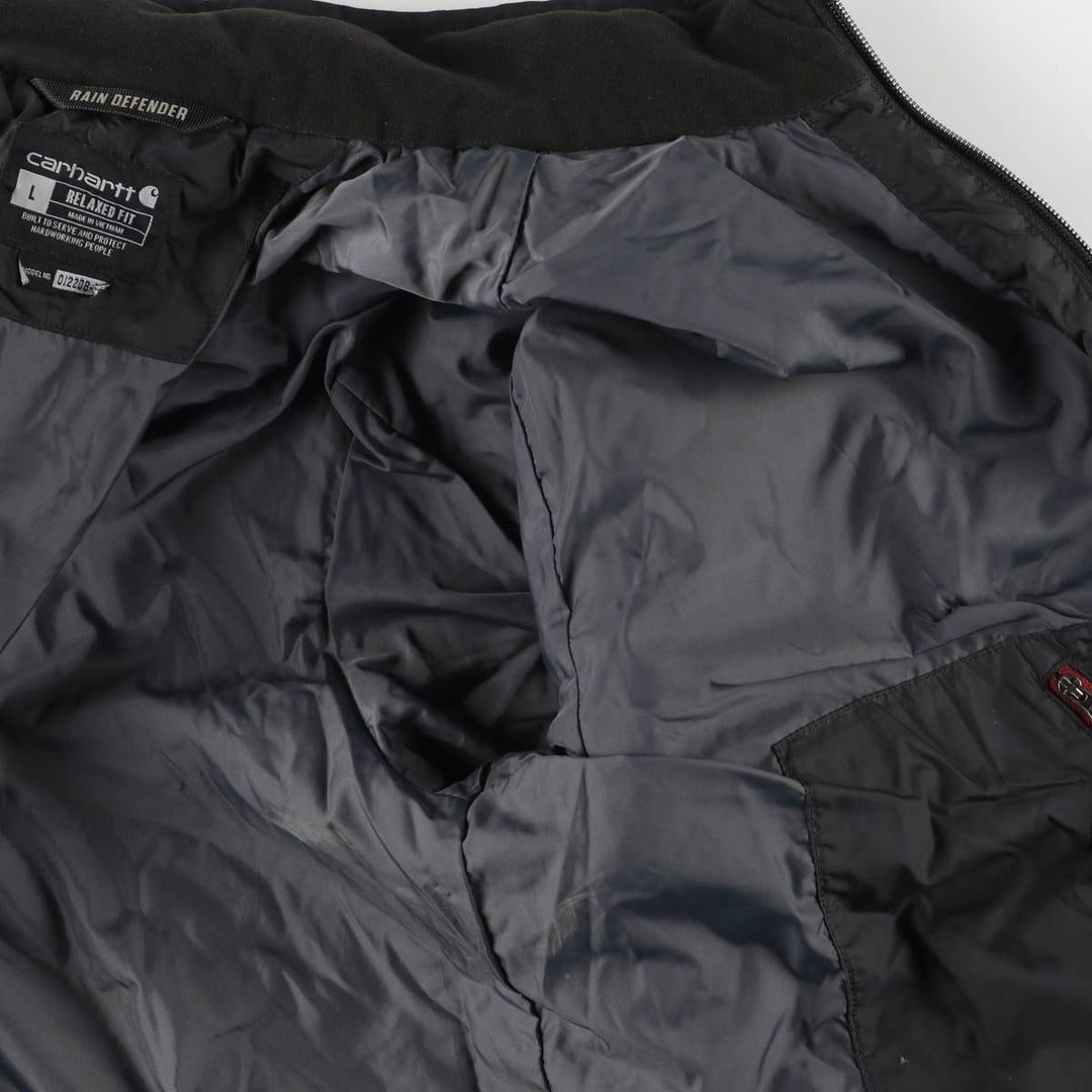 Carhartt Relaxed Fit Rain Defender Padded Puffer Jacket, Men's Size L Nylon black type Vintage Second Hand