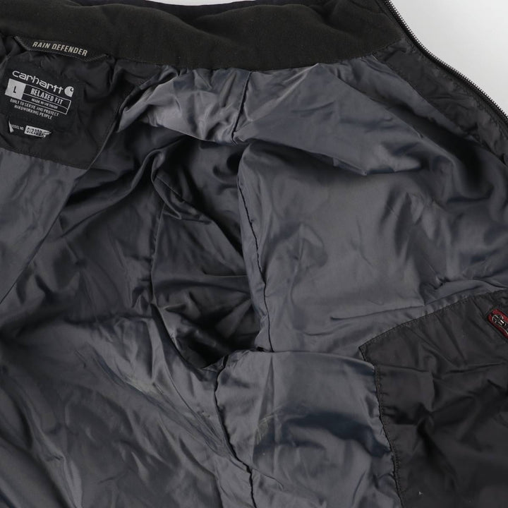 Carhartt Relaxed Fit Rain Defender Padded Puffer Jacket, Men's Size L Nylon black type Vintage Second Hand