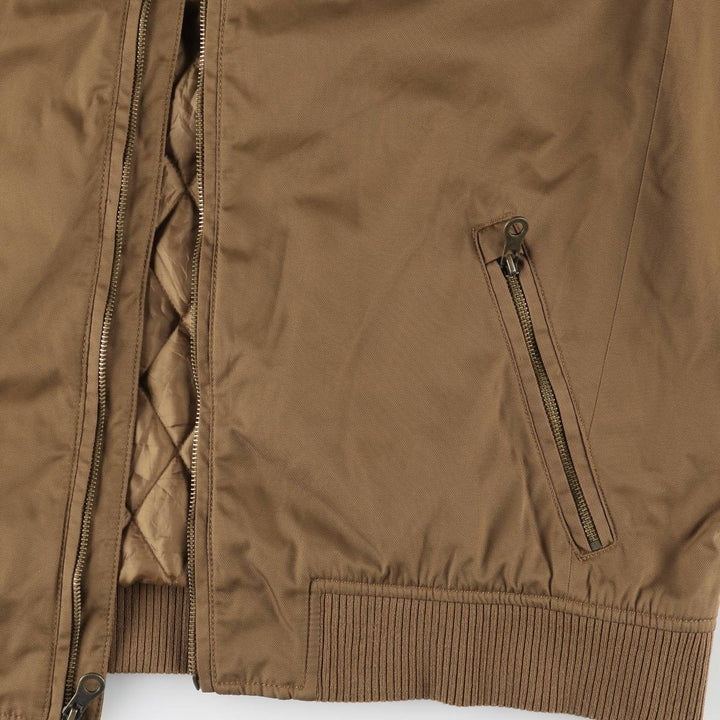 Banana Republic Men's Padded Puffer Jacket, Size XL polyester brown type Vintage Second Hand