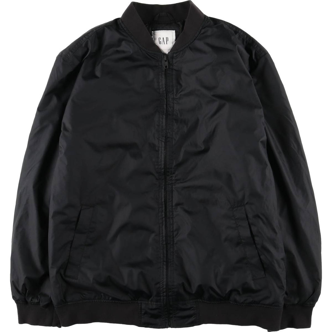 GAP Men's Padded Puffer Jacket (Size L) polyester black type Vintage Second Hand