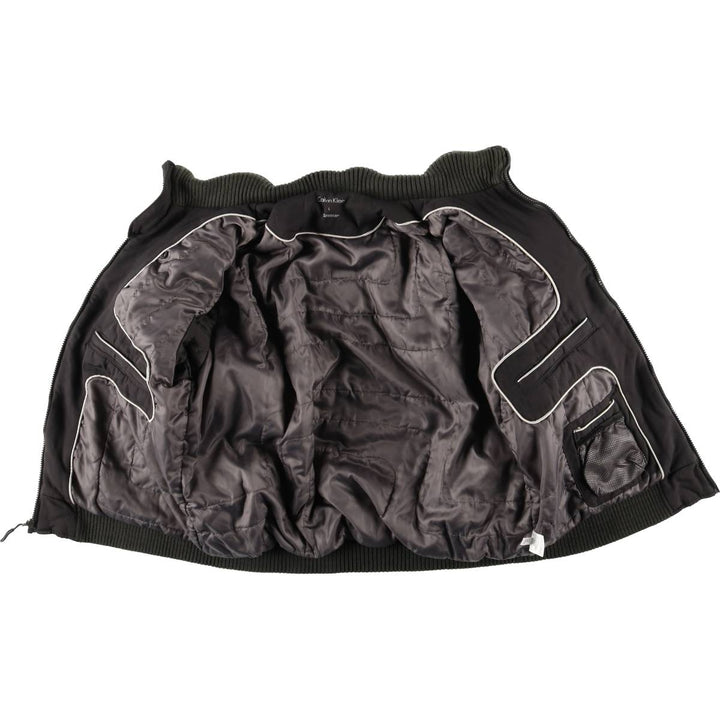 Calvin Klein Ripstop Padded Puffer Jacket, Men's Size L polyester black type Vintage Second Hand