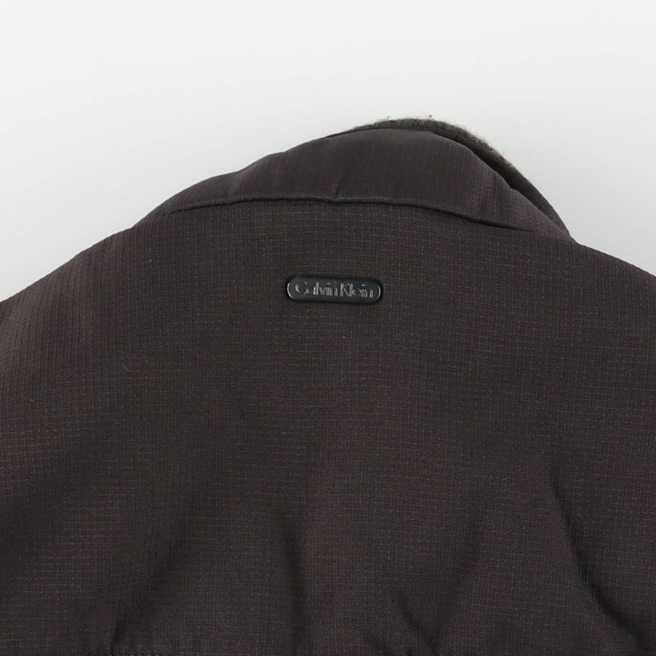 Calvin Klein Ripstop Padded Puffer Jacket, Men's Size L polyester black type Vintage Second Hand