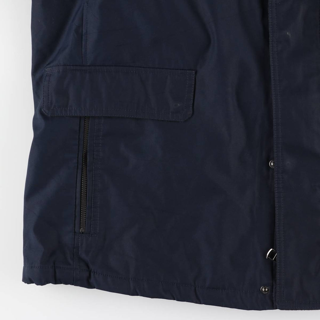Calvin Klein padded puffer jacket, men's size XL polyester Navy blue Vintage Second Hand